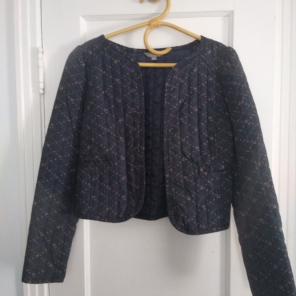 Women's Navy Quilted Jacket